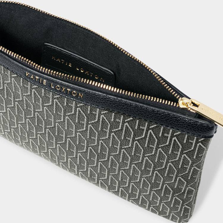 Katie Loxton Signature Pouch - Black