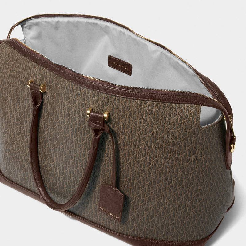 Katie Loxton Signature Weekend Bag - Chocolate