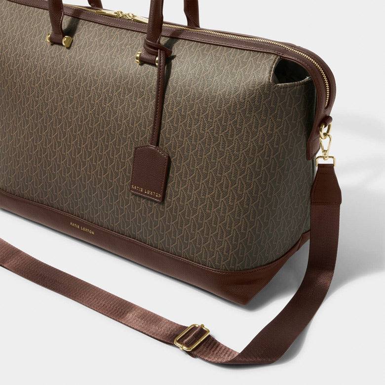 Katie Loxton Signature Weekend Bag - Chocolate