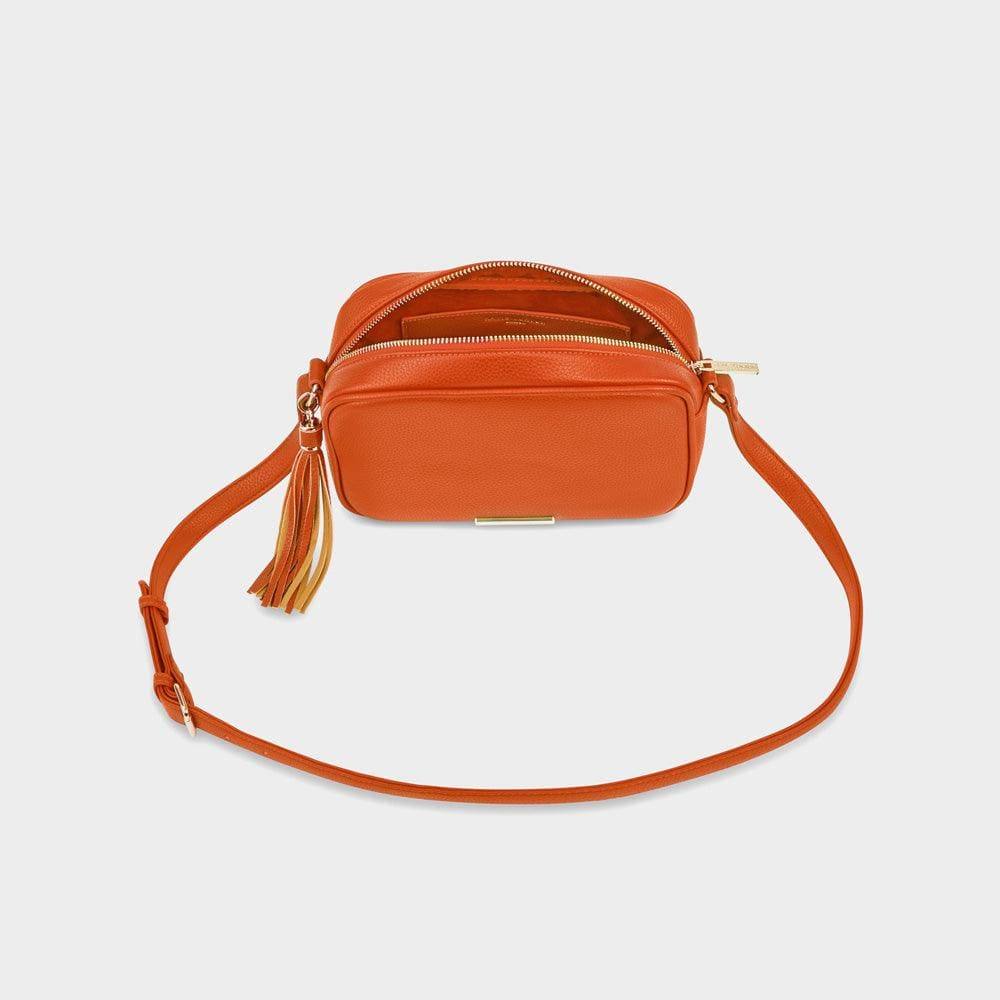 Katie Loxton Sophia Tassel Crossbody Bag - Orange