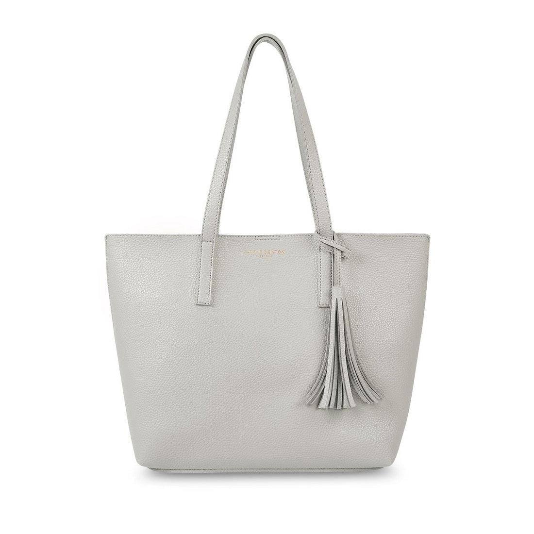 Katie Loxton Tavi Tassel Tote Bag - Grey