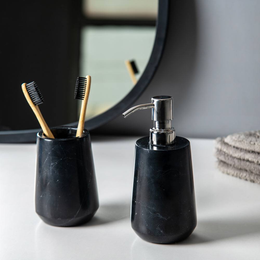 Kleine Wolke Carrara Soap Dispenser - Black Marble