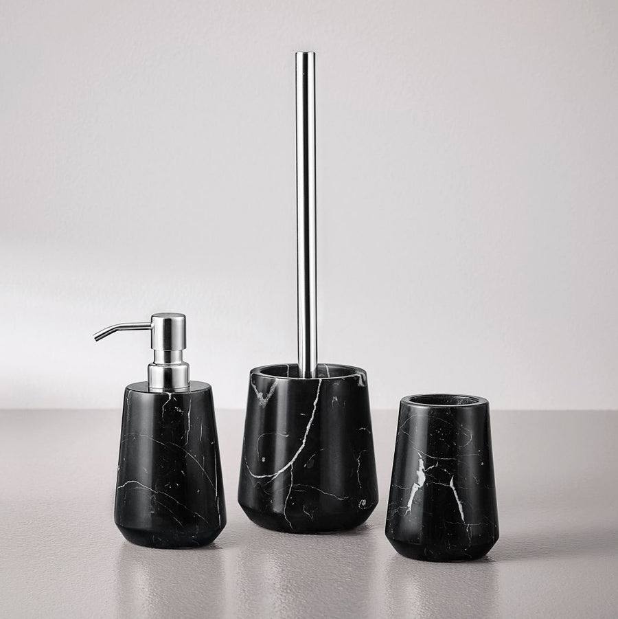 Kleine Wolke Carrara Toilet Brush - Black Marble