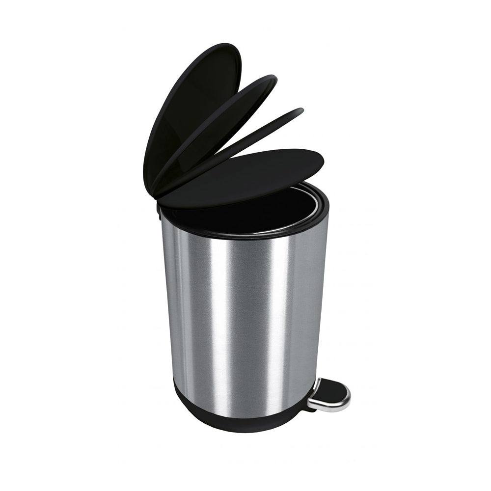 Kleine Wolke Colonna Pedal Bin - Steel Black