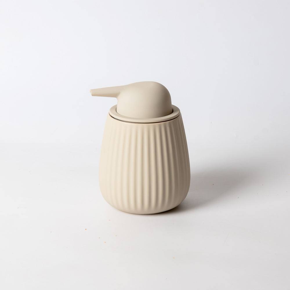 Kleine Wolke Groove Soap Dispenser - Ivory