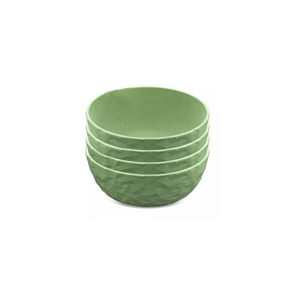 Koziol Germany Club Serving Bowls, Set of 4 - Leaf Green