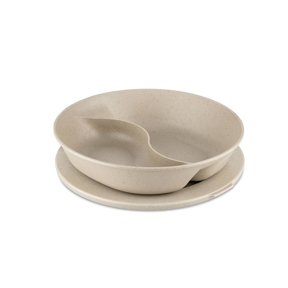 Koziol Germany Connect Separee Bowl with Lid - Desert Sand