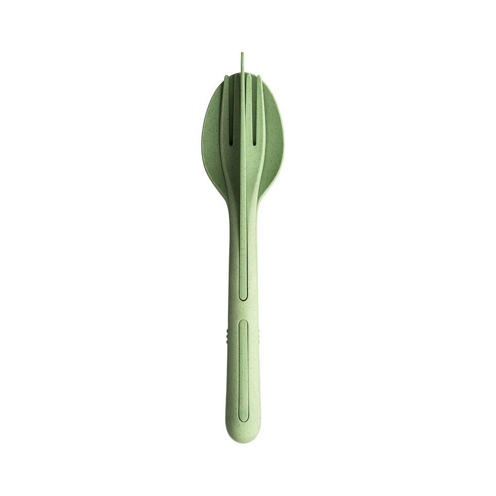 Koziol Germany Klikk 3-piece Cutlery Set - Leaf Green