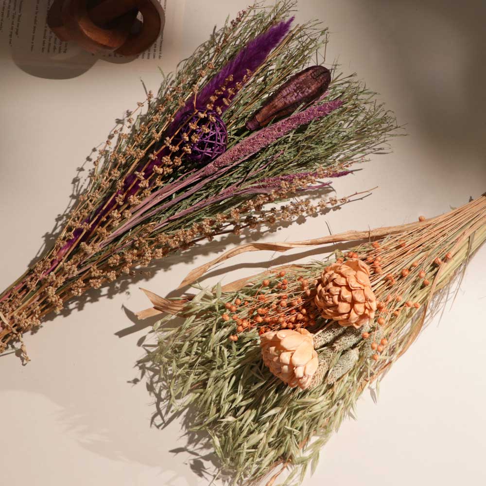 Lavender Dried Bouquet - Purple Earthy