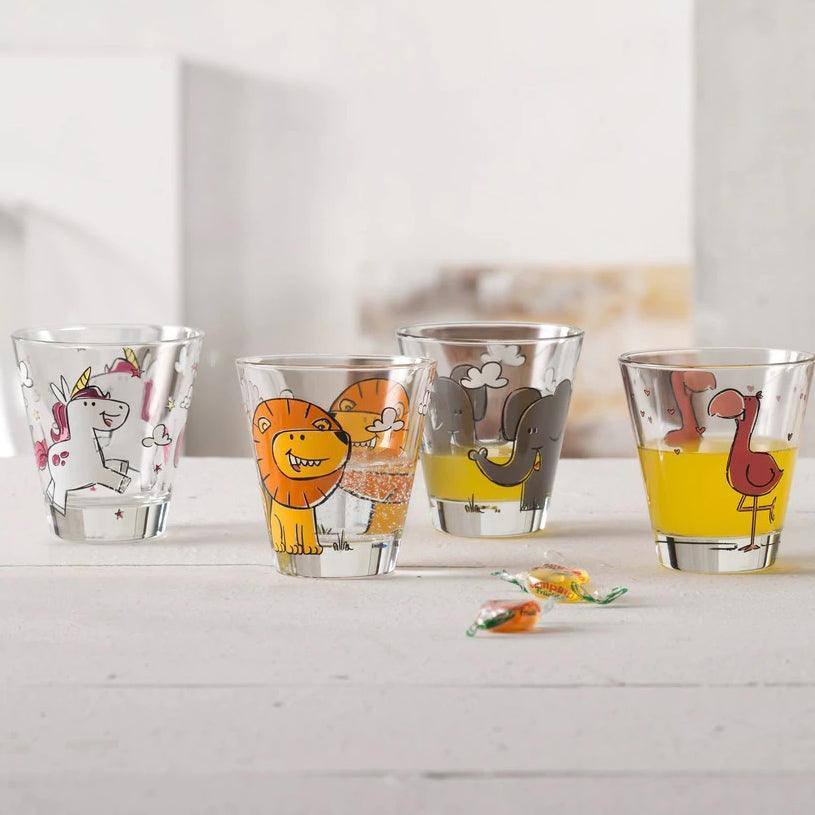 LEONARDO Set Di 2 Bicchieri Da Whisky Tumbler 220 Ml Con Scritte Divertenti In Tedesco 'Guter Tag' E 'Frag Nicht' - Regalo Umoristico
