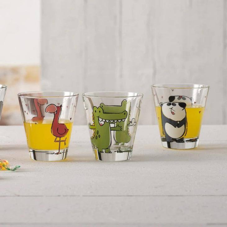 Leonardo Germany Bambini Glass Tumblers, Set of 6 - Assorted