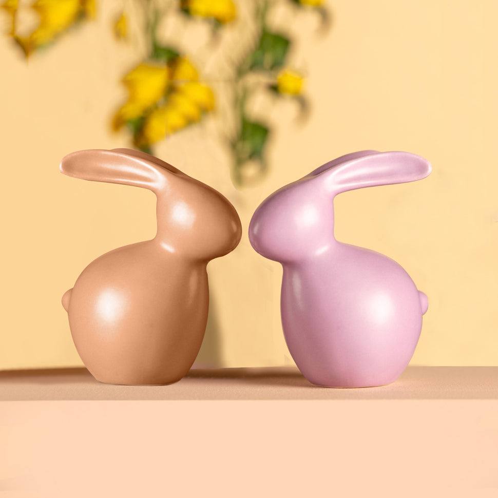Leonardo Germany Bunny Ceramic Decorative Sculptures Set of 3 - Assorted