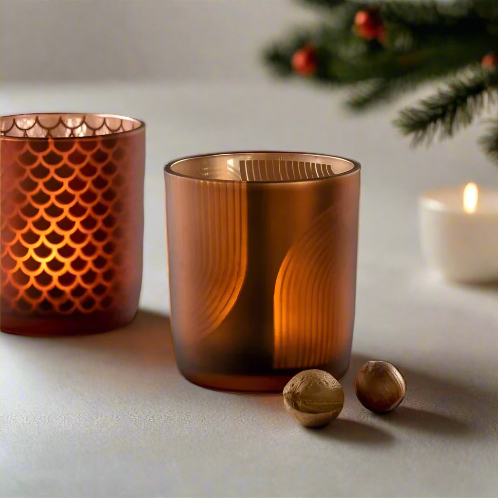 Camminata Tealight Holder Medium - Terra Lines