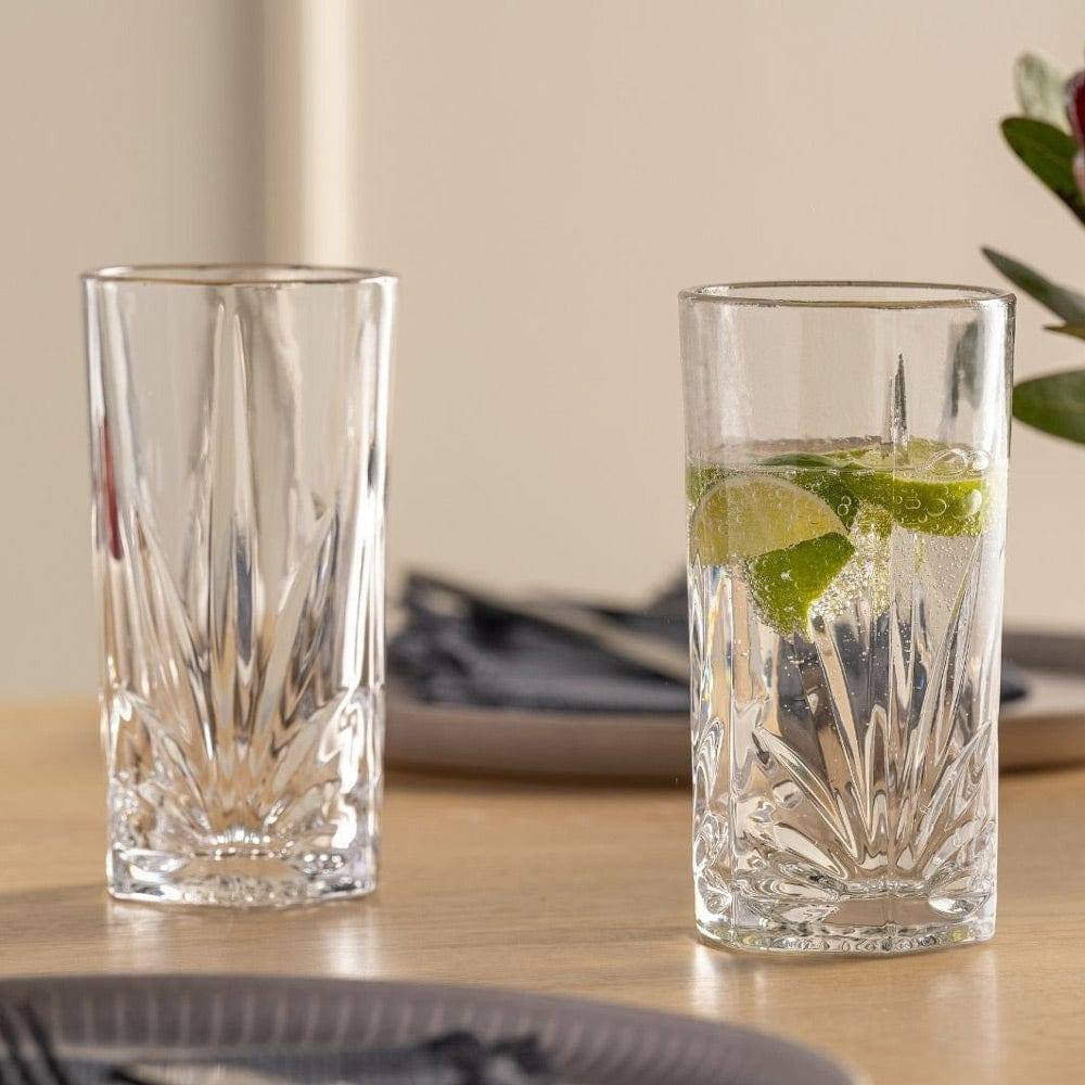 Leonardo Germany Capri Long Drink Tumblers 390ml, Set of 4