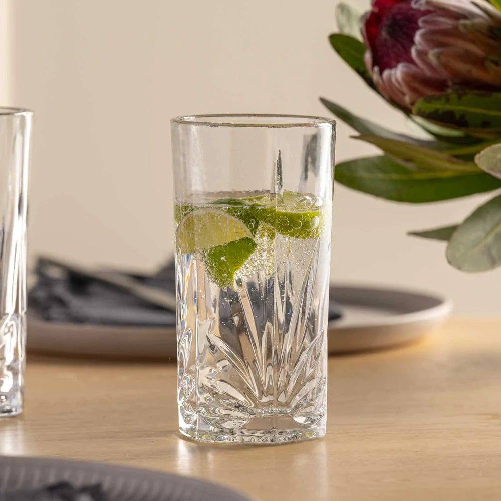 Leonardo Germany Capri Long Drink Tumblers 390ml, Set of 4