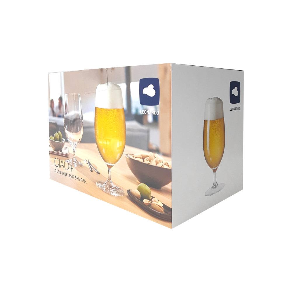 Leonardo Germany Ciao Beer Glasses 390ml, Set of 6