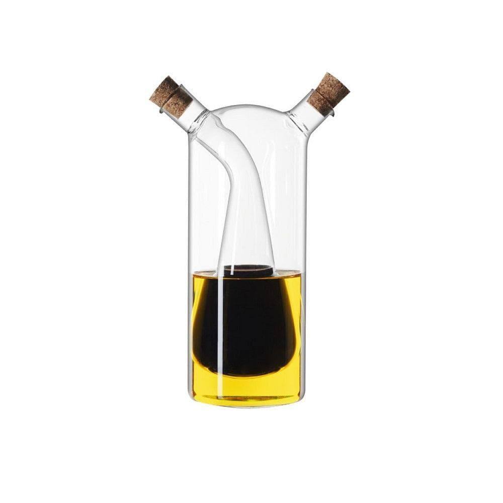 Leonardo Germany Cucina 2-in-1 Cylinderical Oil & Vinegar Bottle