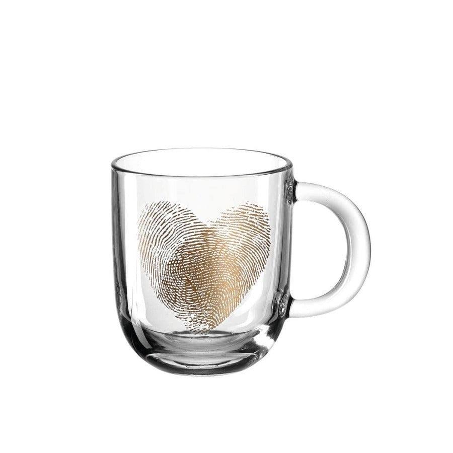 Leonardo Germany Emozione Glass Mug 400ml - Heart