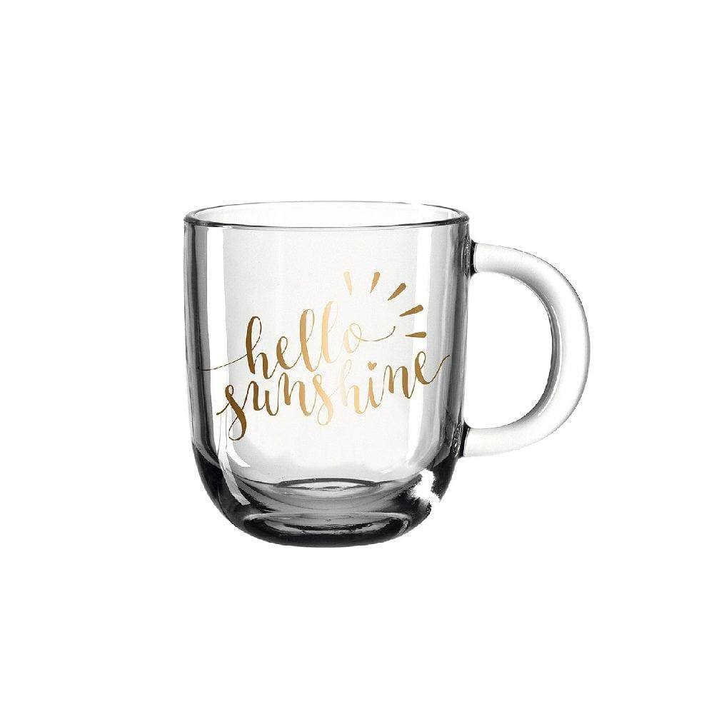 Leonardo Germany Emozione Glass Mug 400ml - Hello Sunshine