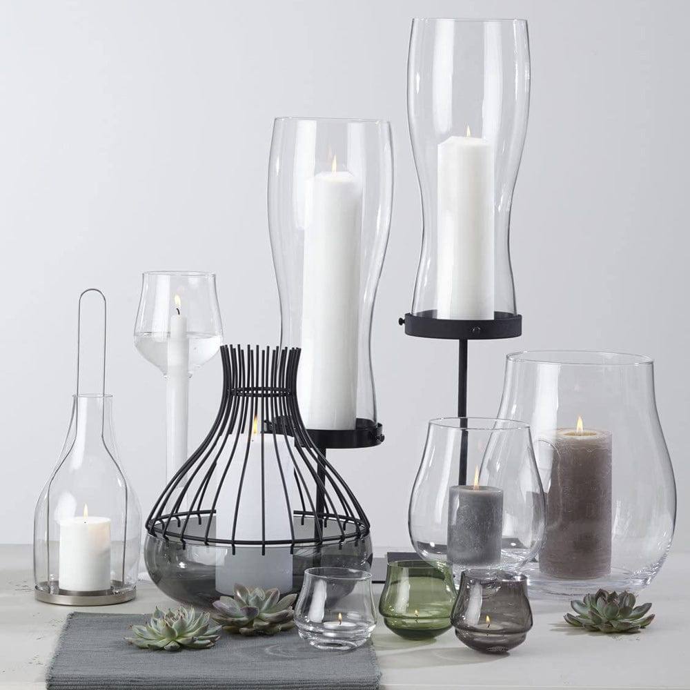 Leonardo Germany Giardino Metal and Glass Lantern Large - Black