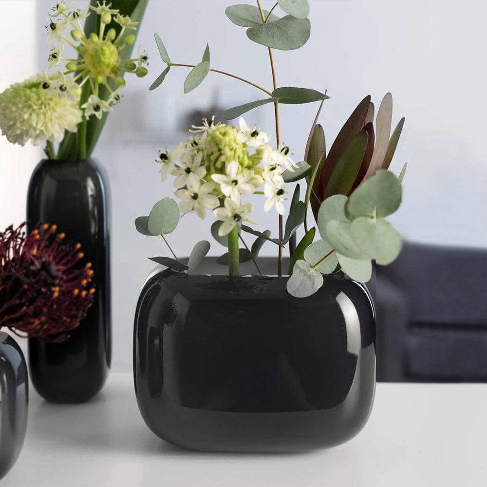 Leonardo Germany Milano Wide Vase - Dark Grey