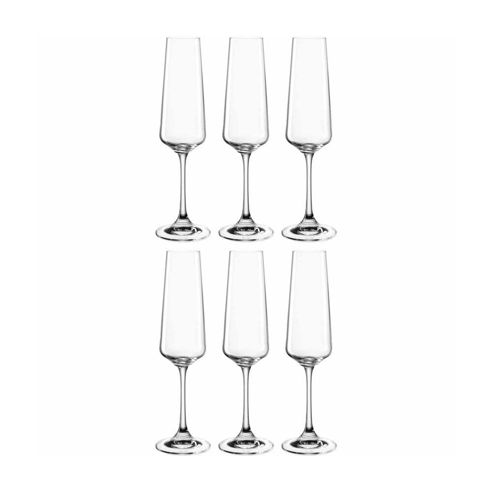 Leonardo Germany Paladino Champagne Flutes 220ml, Set of 6