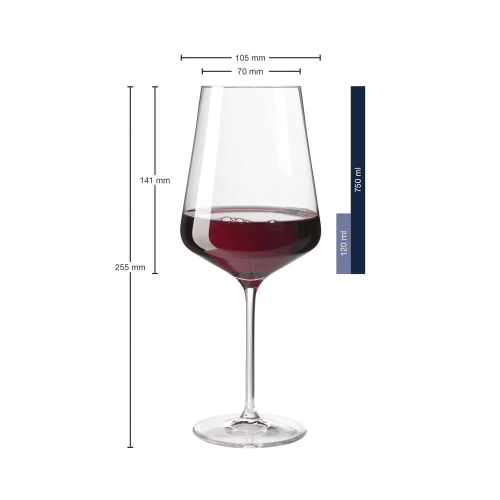 Leonardo Germany Puccini Red Wine Glasses 750ml, Set of 6