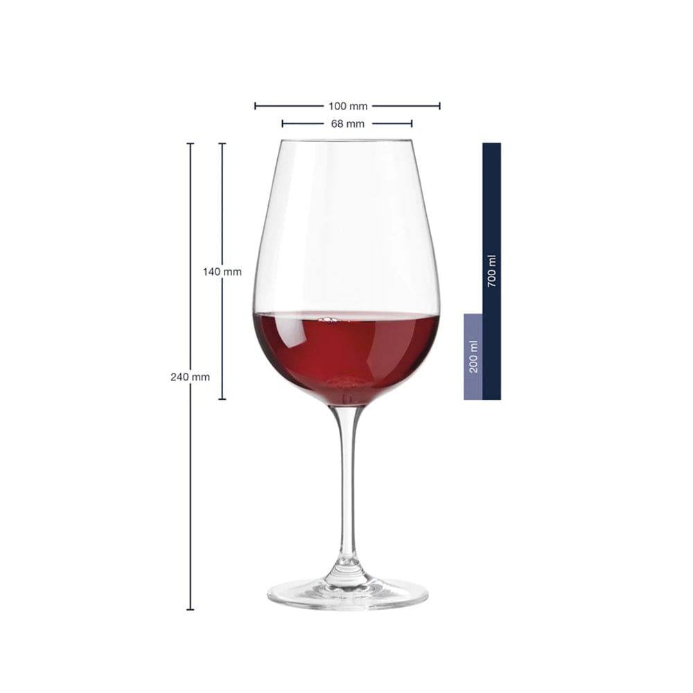 Leonardo Germany Tivoli Red Wine Glasses 700ml, Set of 6