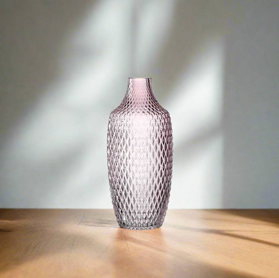 Poesia Glass Vase Tall - Violet
