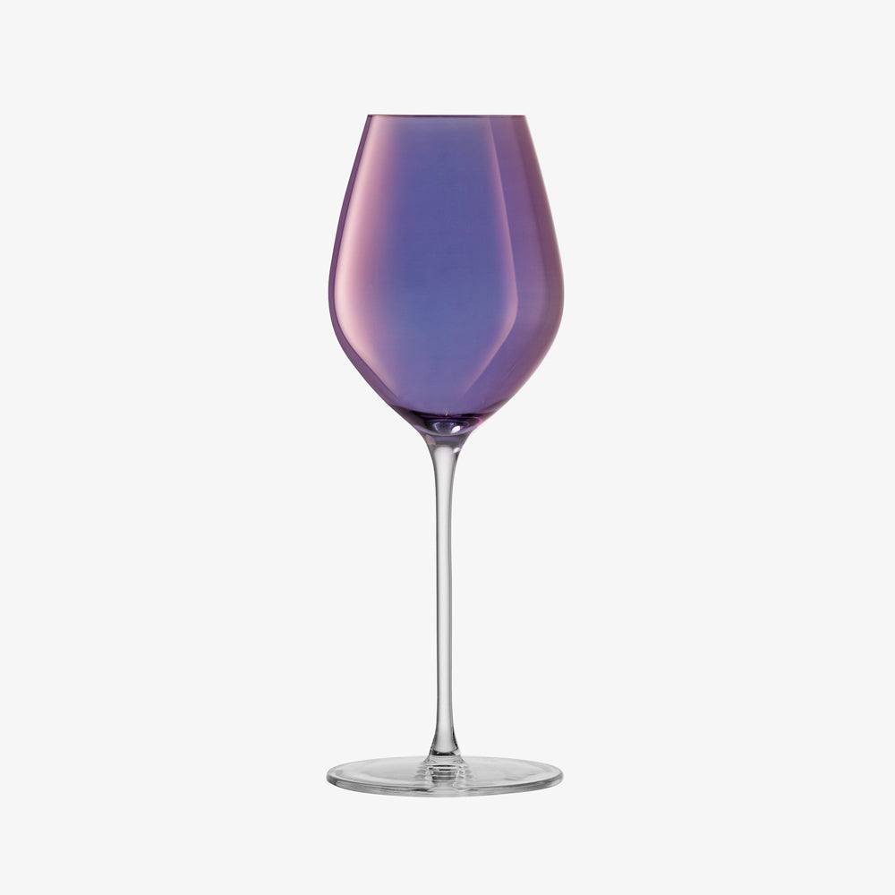 LSA International Aurora Champagne Tulip Glasses 285ml, Set of 4 - Polar Violet