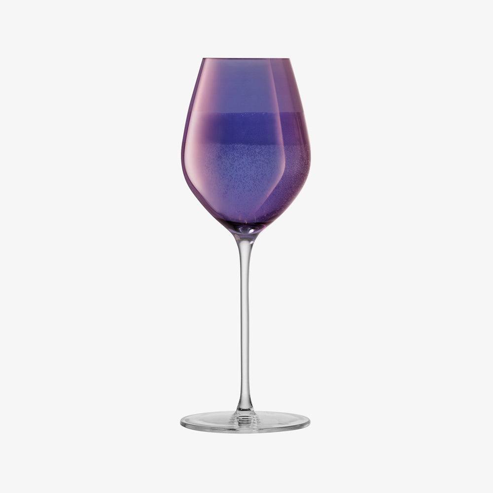 LSA International Aurora Champagne Tulip Glasses 285ml, Set of 4 - Polar Violet