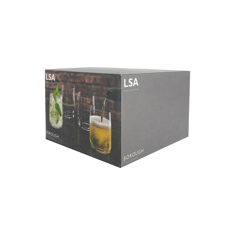 LSA International Borough Bar Glasses 625ml, Set of 4