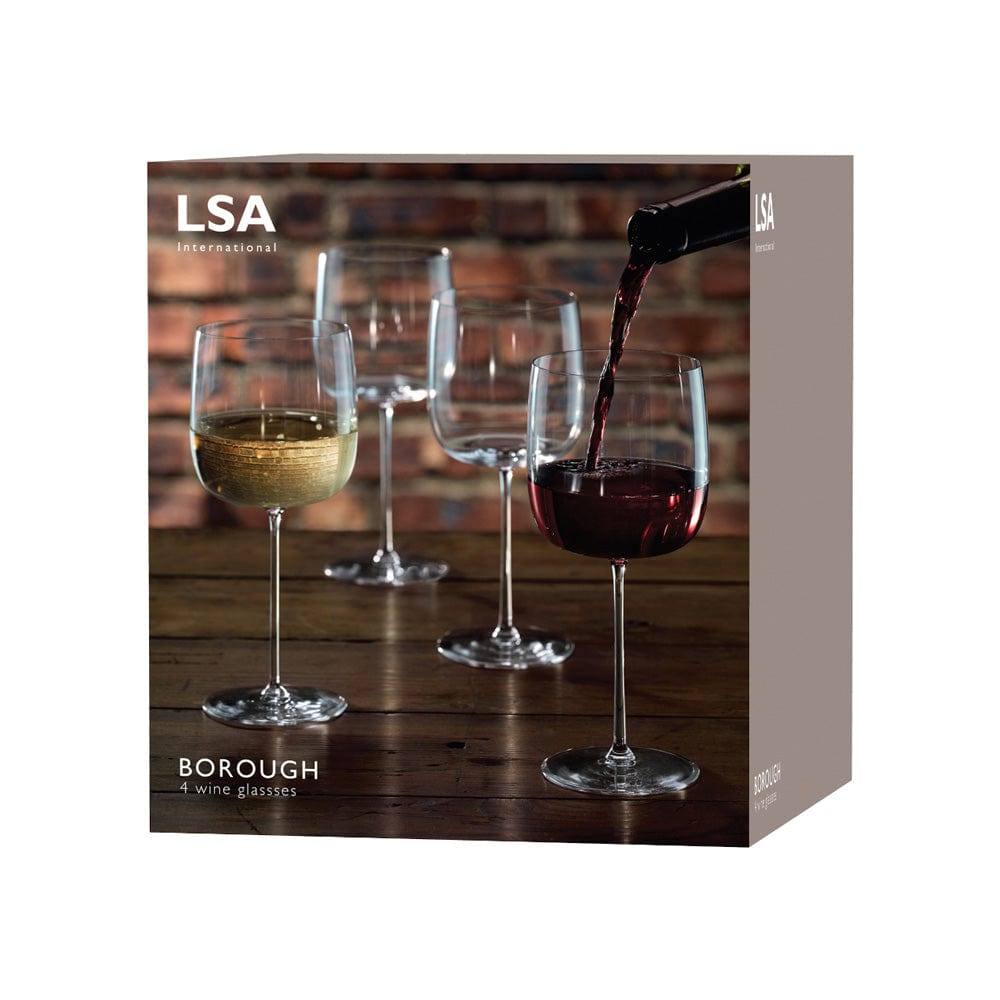 LSA International Borough Grand Cru Glasses 660ml, Set of 4