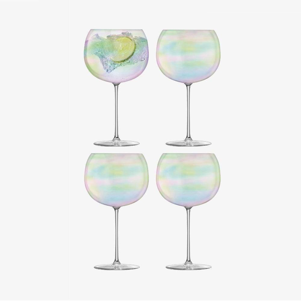 LSA International Bubble Balloon Glasses 680ml, Set of 4