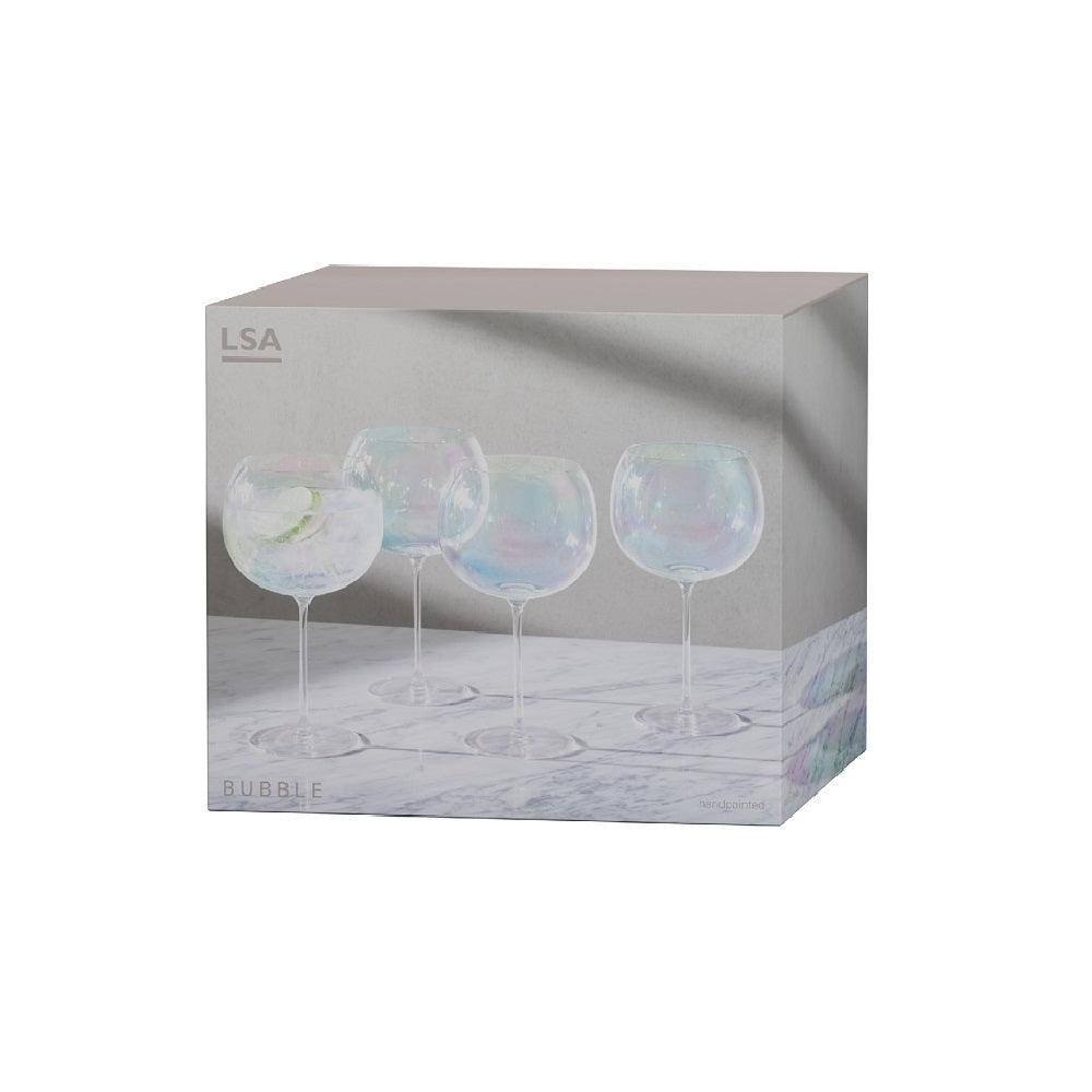 LSA International Bubble Balloon Glasses 680ml, Set of 4