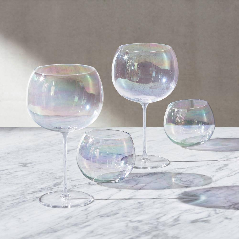 LSA International Bubble Balloon Glasses 680ml, Set of 4