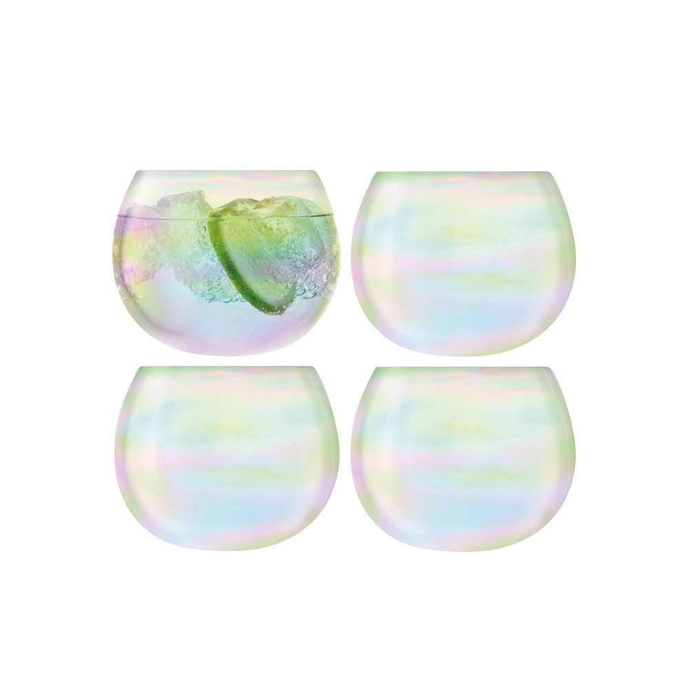 LSA International Bubble Rocking Tumblers 350ml, Set of 4