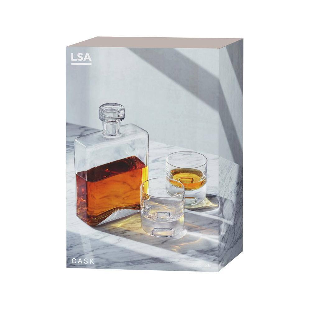 LSA International Cask Whiskey Oblong Decanter 1000ml