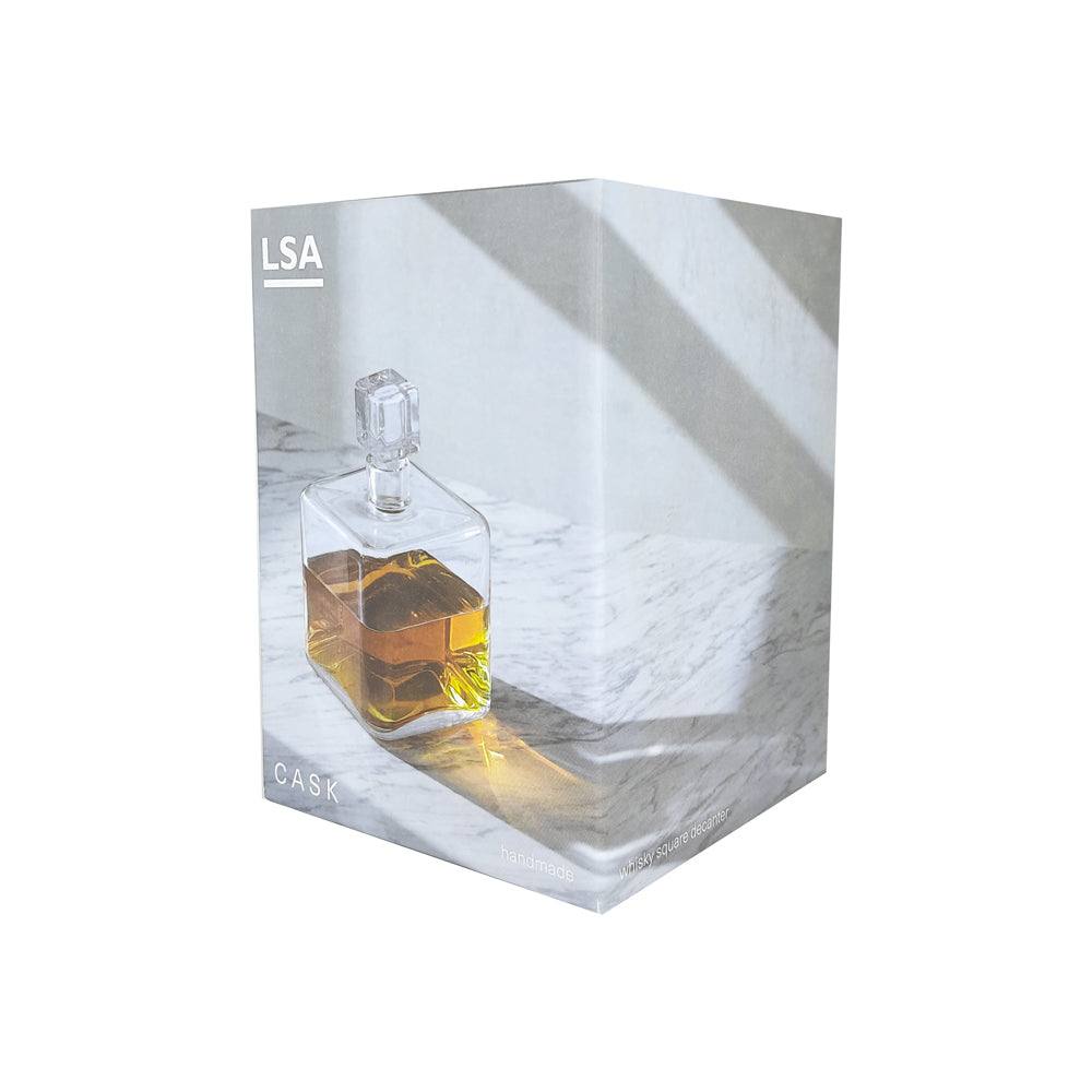 LSA International Cask Whiskey Square Decanter 1000ml