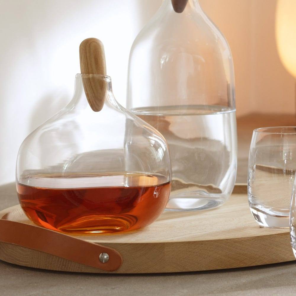 LSA International Float Decanter with Oak Wood Stopper 1300ml