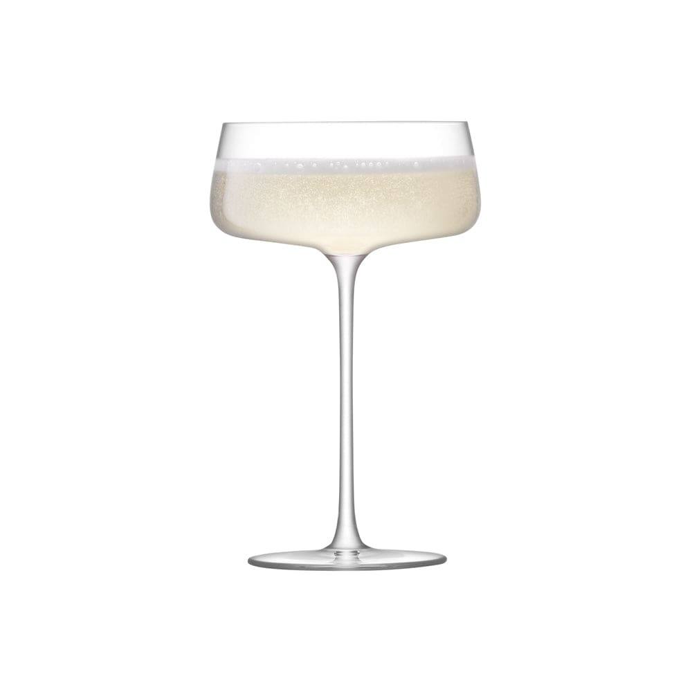 LSA International Metropolitan Champagne Saucers 300ml, Set of 4