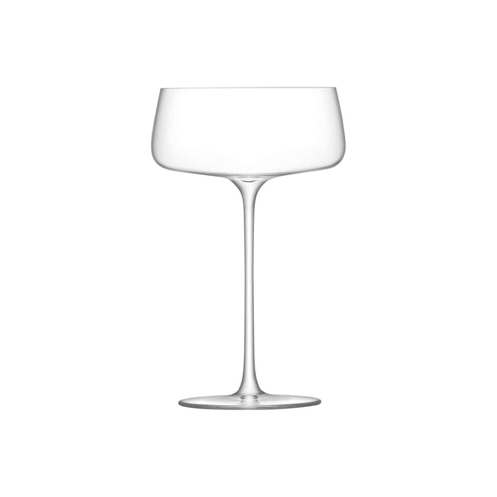 LSA International Metropolitan Champagne Saucers 300ml, Set of 4