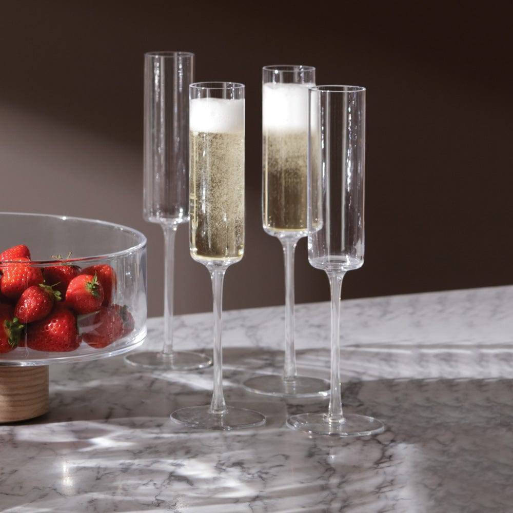 LSA International Otis Champagne Flutes 150ml, Set of 2