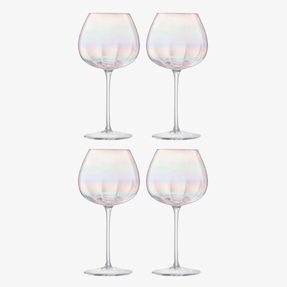 LSA International Pearl Red Wine Glasses 460ml, Set of 4