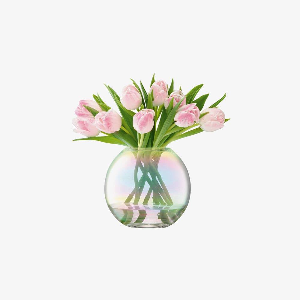 LSA International Pearl Round Vase Small