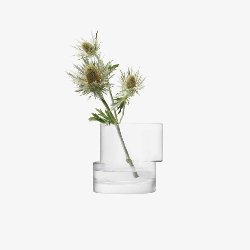 LSA International Tier Small Glass Vase