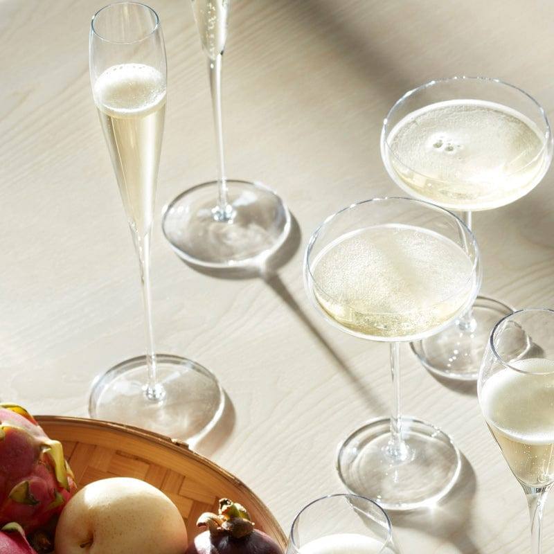 LSA International Wine Collection Champagne Saucers 300ml, Set of 4