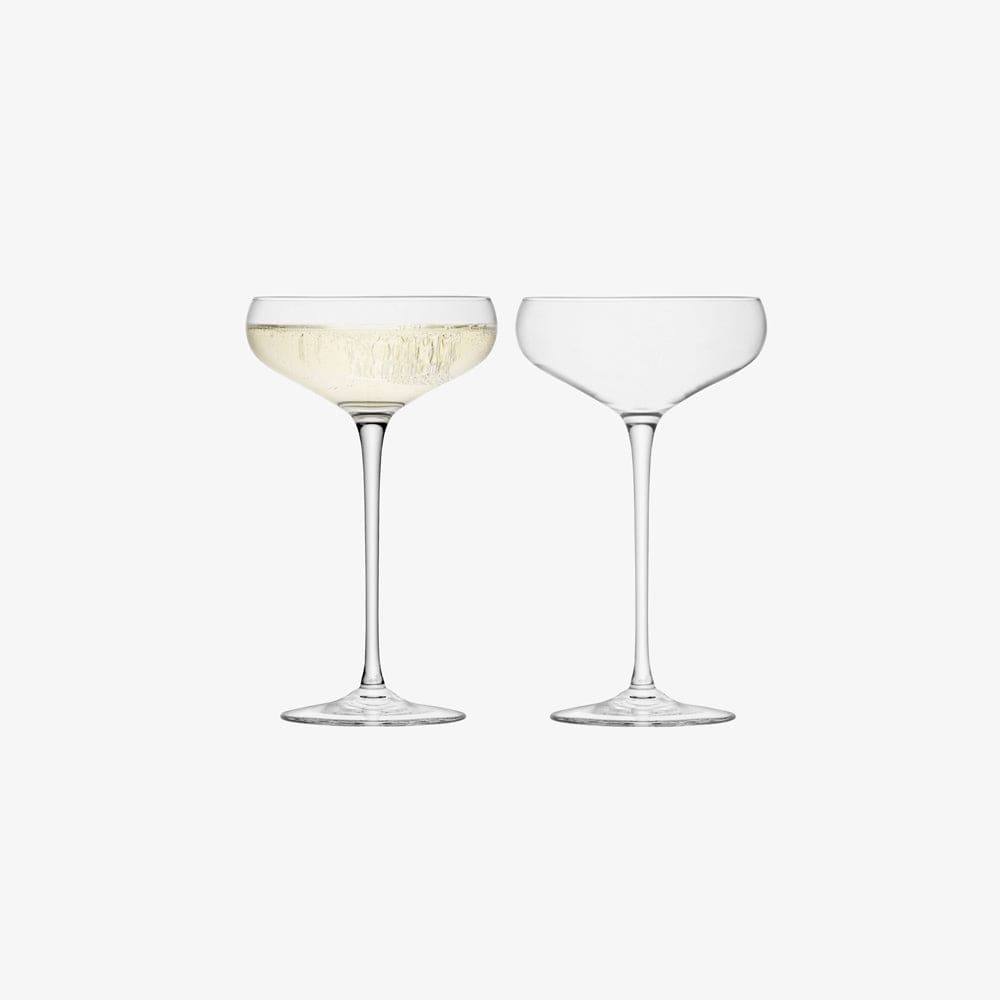 LSA International Wine Collection Champagne Saucers 300ml, Set of 4