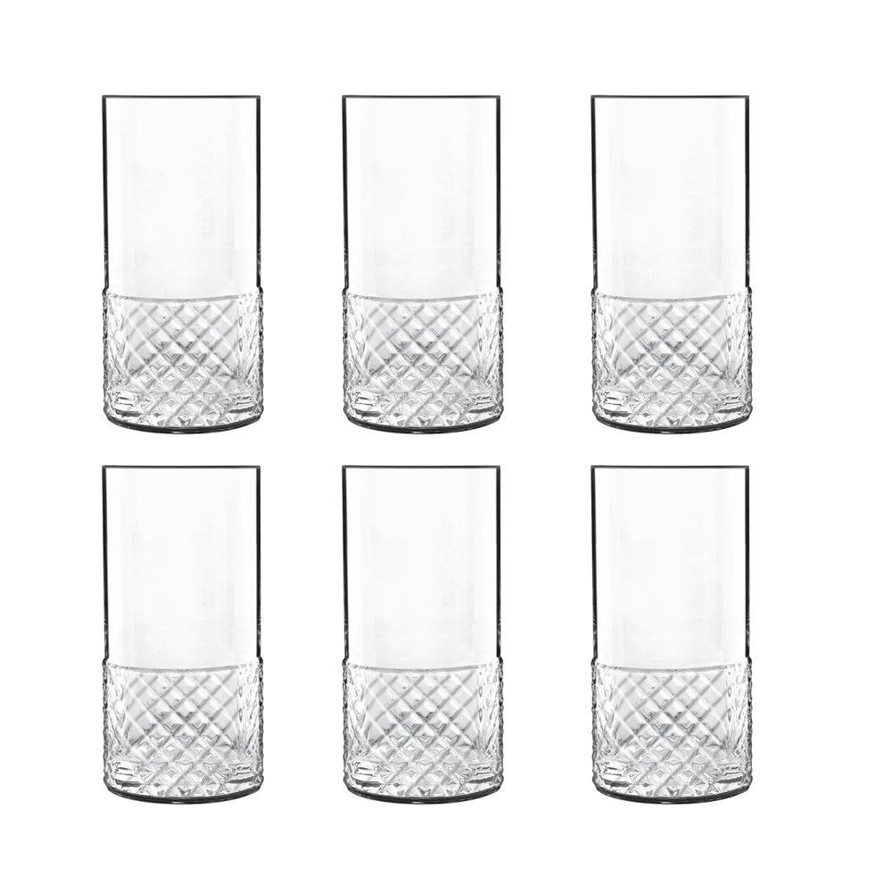 Luigi Bormioli Roma Highball Glasses 480ml, Set of 4