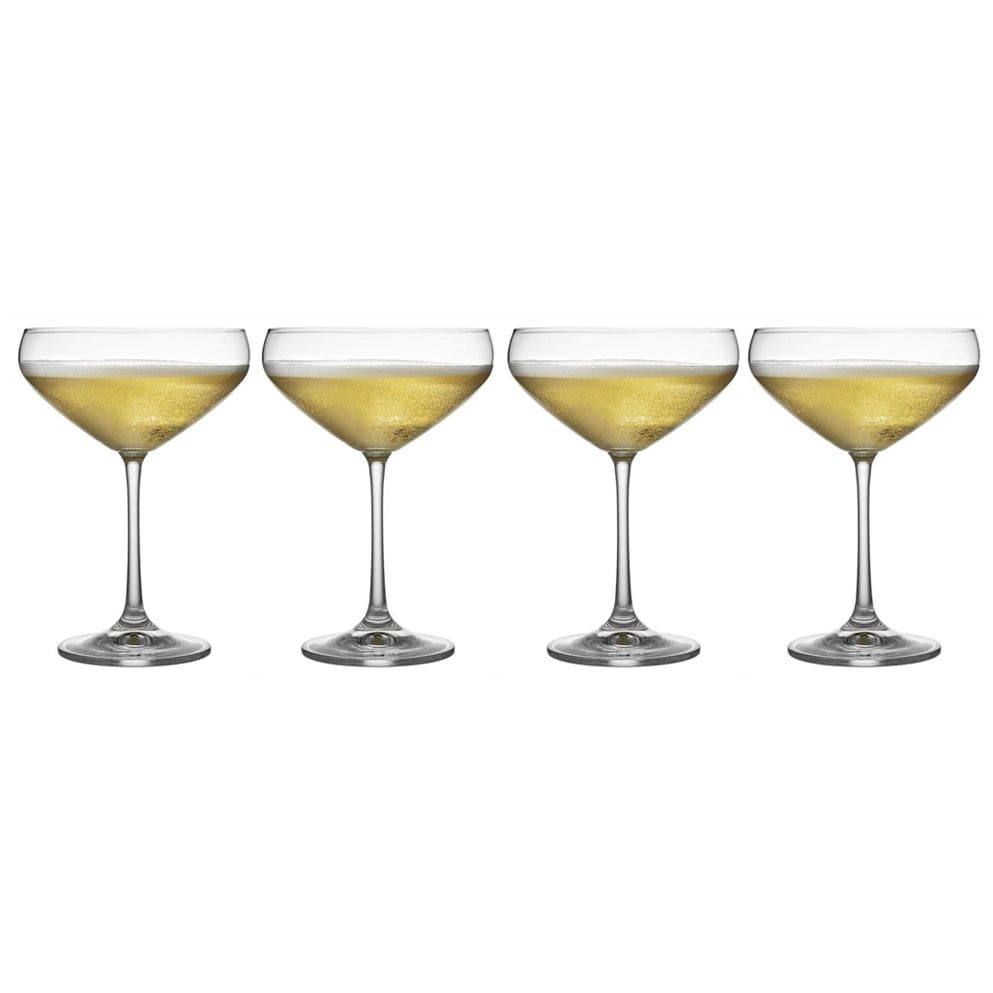 Lyngby Glas Juvel Champagne Bowls 340ml, Set of 4